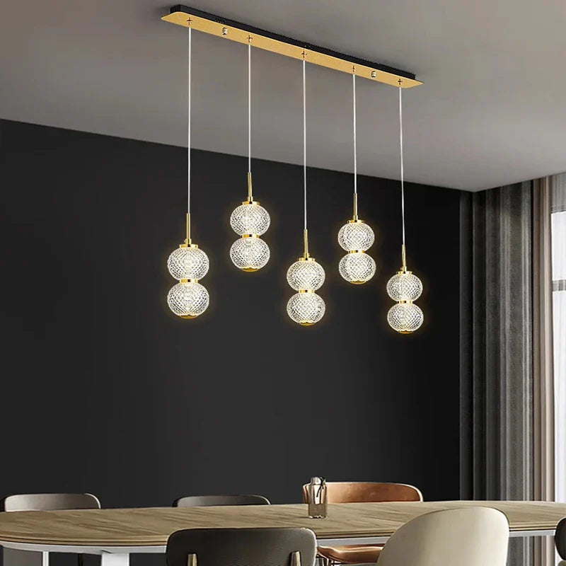 Afralia™ Modern LED Pendant Chandeliers for Indoor Lighting in Living and Dining Rooms