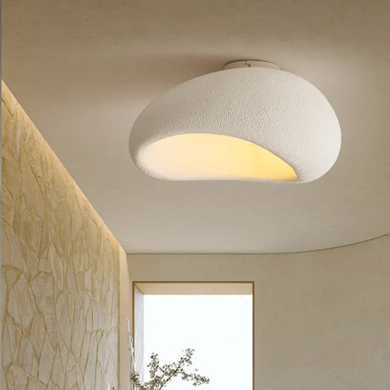 Afralia™ Wabi Sabi Resin Surface Mounted Ceiling Lamp LED Downlight
