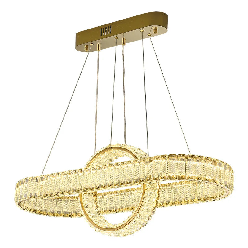 Afralia™ Crystal Chandelier Pendant Lamps for Home Decor and Modern Living Room Lighting