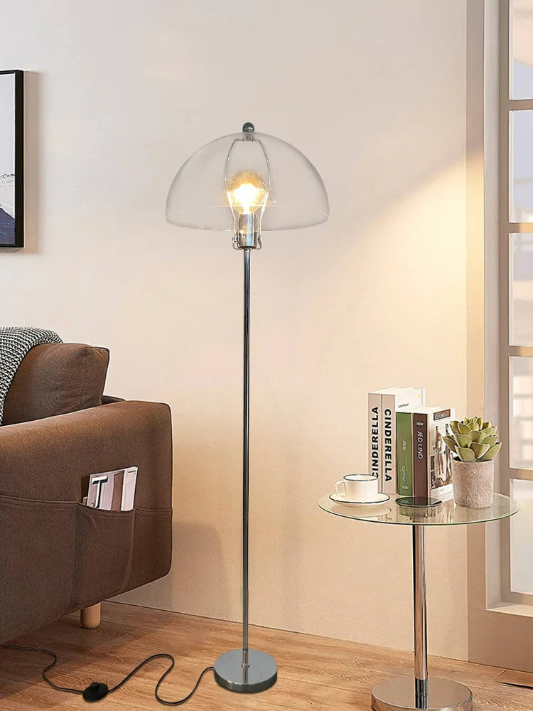 Afralia™ Retro Acrylic Floor Lamp with Colorful Lampshade for Living Room LED Lights