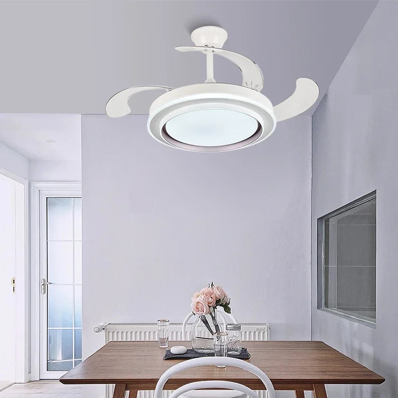 Afralia™ 42" Ceiling Fan with LED Lights and Remote Control