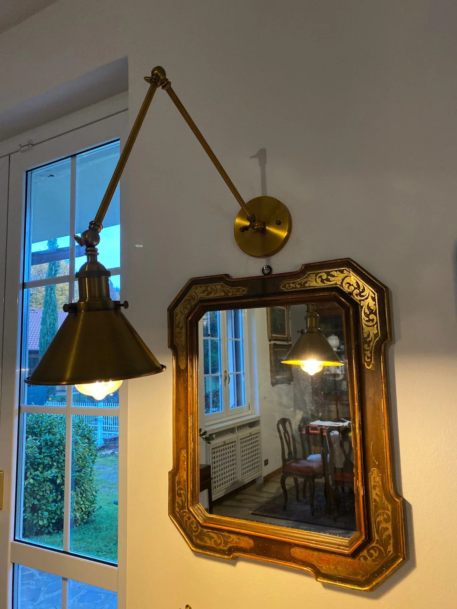 Afralia™ Vintage Long Arm Wall Sconce for Bedroom and Indoor Corridors