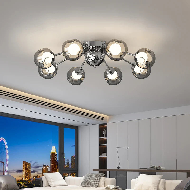 Afralia™ Nordic LED Ceiling Chandelier for Living Room Dining Bedroom Pendant Lights