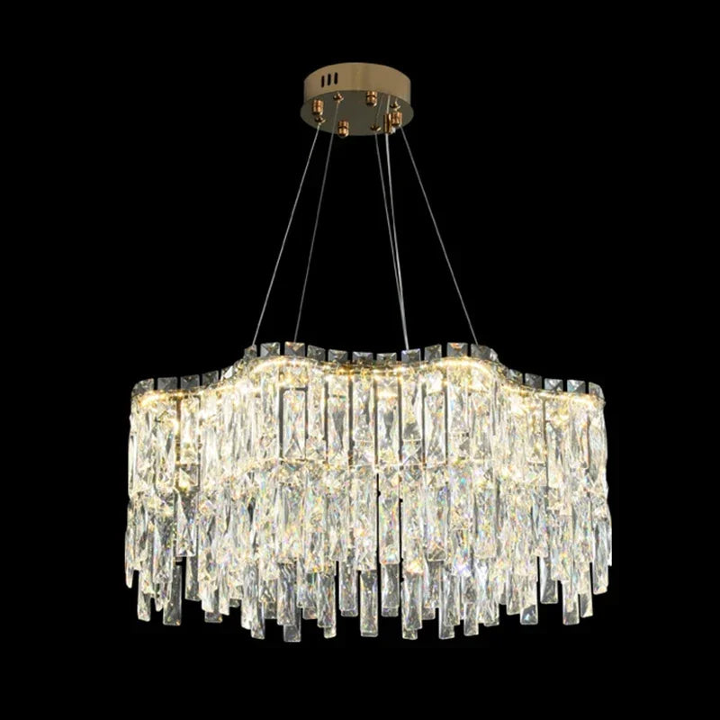 Afralia™ Crystal Chandelier: Luxury Bedroom & Living Room Lighting