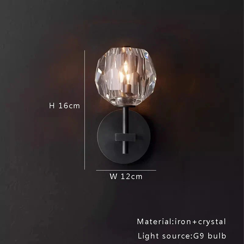 Afralia™ Copper Crystal Pendant Lights for Kitchen Island Bar, Modern Minimalist Hanging Lamps