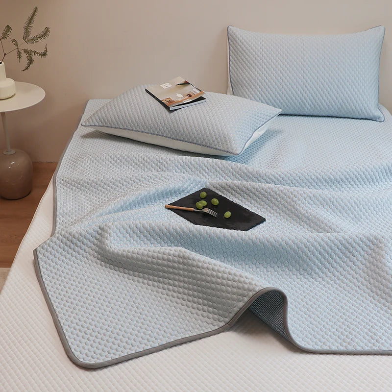 Afralia™ Ice Bean Bed Sheet Set - Premium Cooling Sleep Mat for Ultra-Comfortable Sleep
