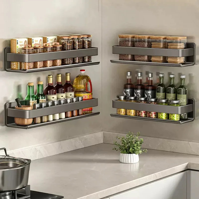 Afralia™ Metal Corner Shelf Makeup Organizer Shower Wall Rack Storage Shelf