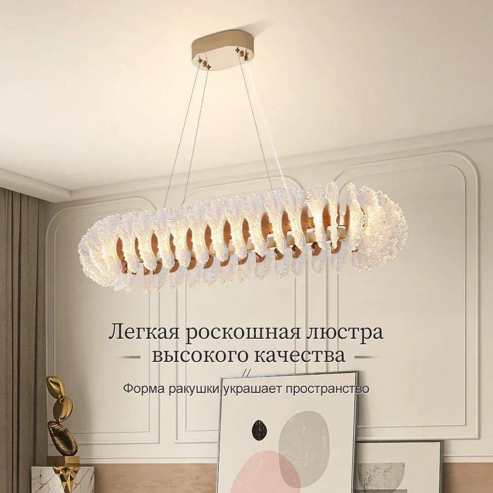 Afralia™ Modern Coral Flower Acrylic Chandelier LED Suspension Luminaire for Dining Room