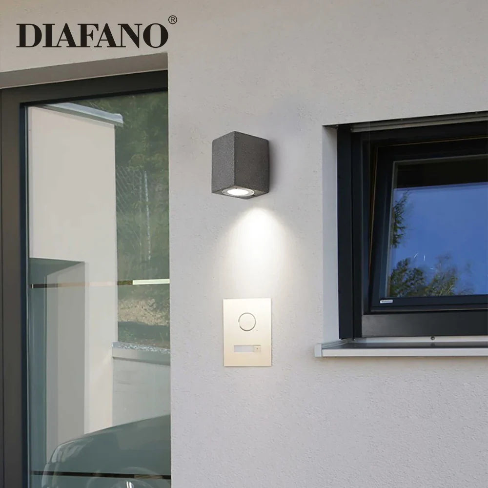 Afralia™ Japanese Style Wall Lamp with IP65 Waterproof Design