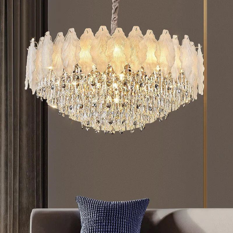 Afralia™ Crystal Chandelier: Modern Elegance for Living Room, Bedroom - High-End Luxury Lighting