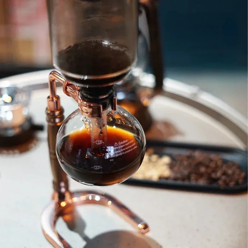 Afralia™ Coffee Jug Siphon Maker Tea Pot Percolator Barista Tools Kit Kitchen Dining