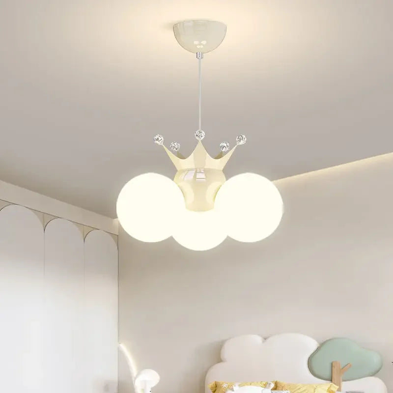 Afralia™ Nordic LED Chandelier Pendant Light for Children's Room, Bedroom, Dining Room