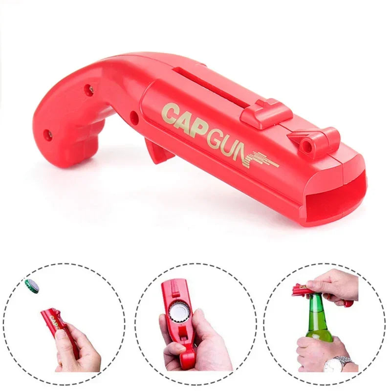 Afralia™ Catapult Bottle Opener Gun for Creative Drink Opening and Bar Fun