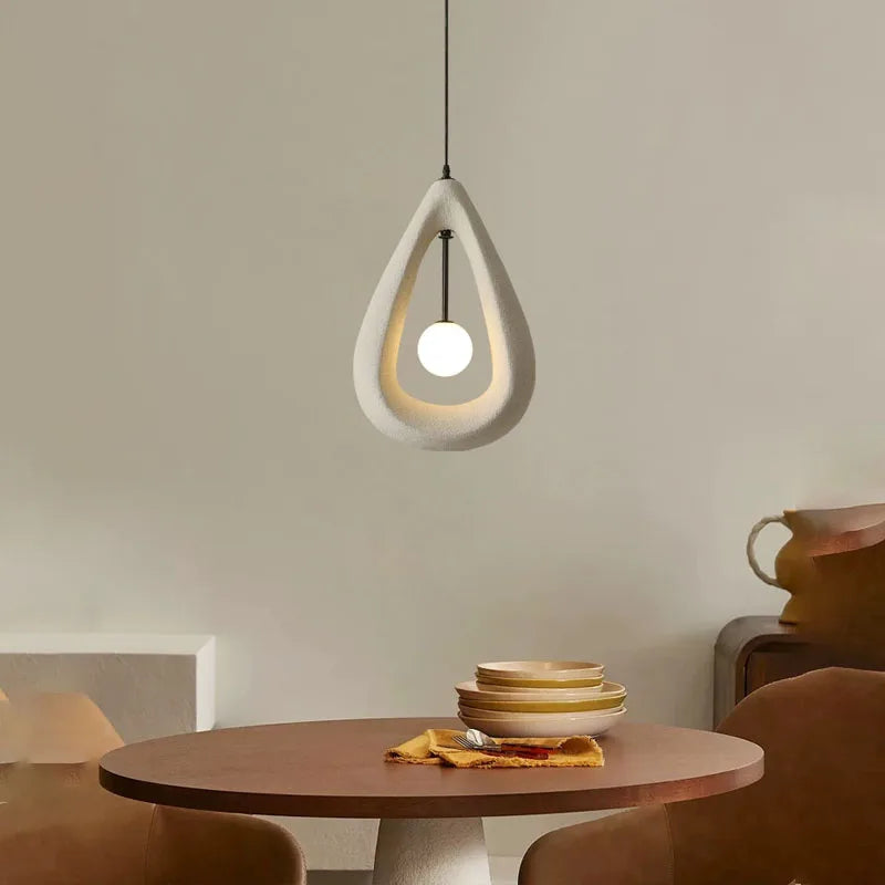 Afralia™ Nordic Wabi Sabi Pendant Lights for Stylish Dining Room and Bedroom Decor