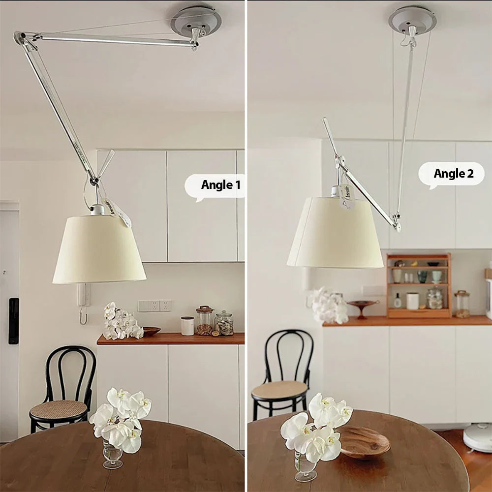 Afralia™ Modern Adjustable Pendant Light Dimmable Ceiling Lamp