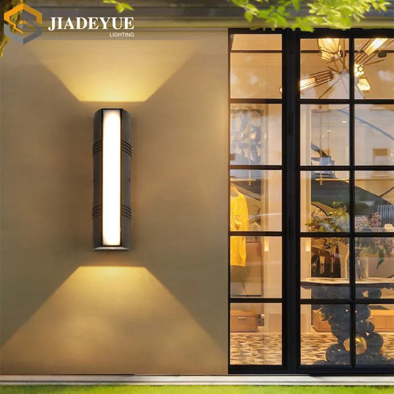 Afralia™ Outdoor LED Wall Light: Waterproof Garden Spotlight for Villa Exterior.