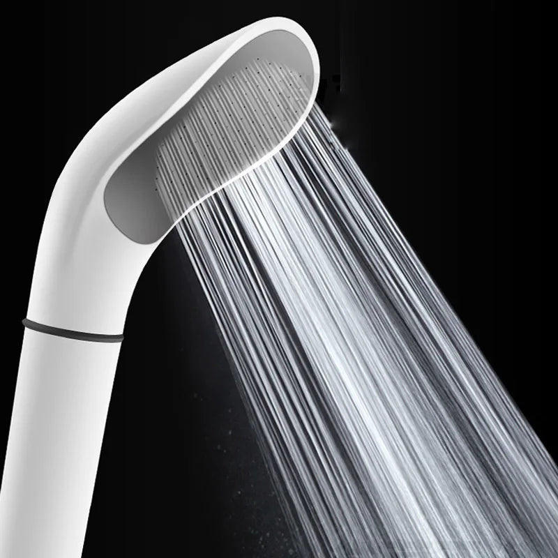 Afralia™ Elegant White ABS Handheld Shower Head for Bath Showering System