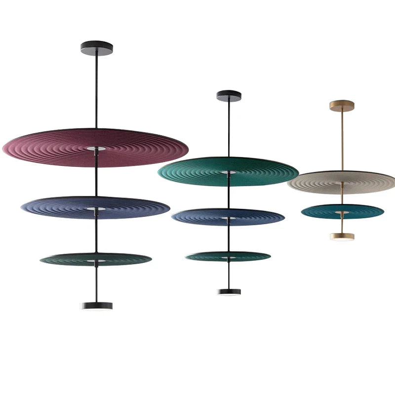 Afralia™ Dimmable Cotton Chandelier | Post-modern Art Decor for Living Room and Office