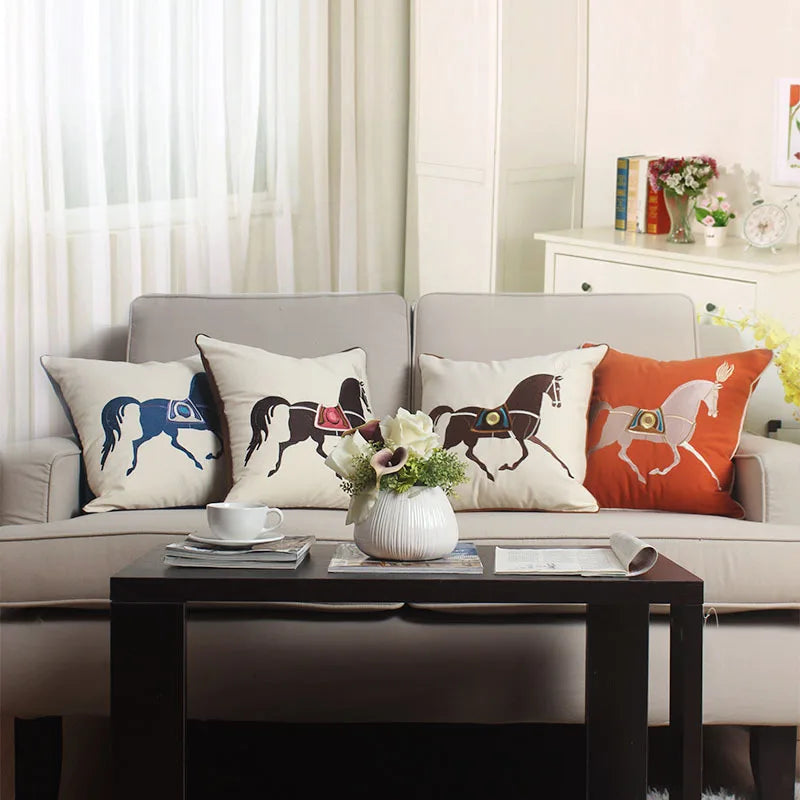 Luxury Embroidered Pillowcases for Sofas, Hotels, and Homestays by Afralia™