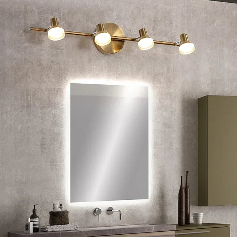 Afralia™ LED Mirror Headlight Wall Lamp for Bathroom Bedroom Home Decor