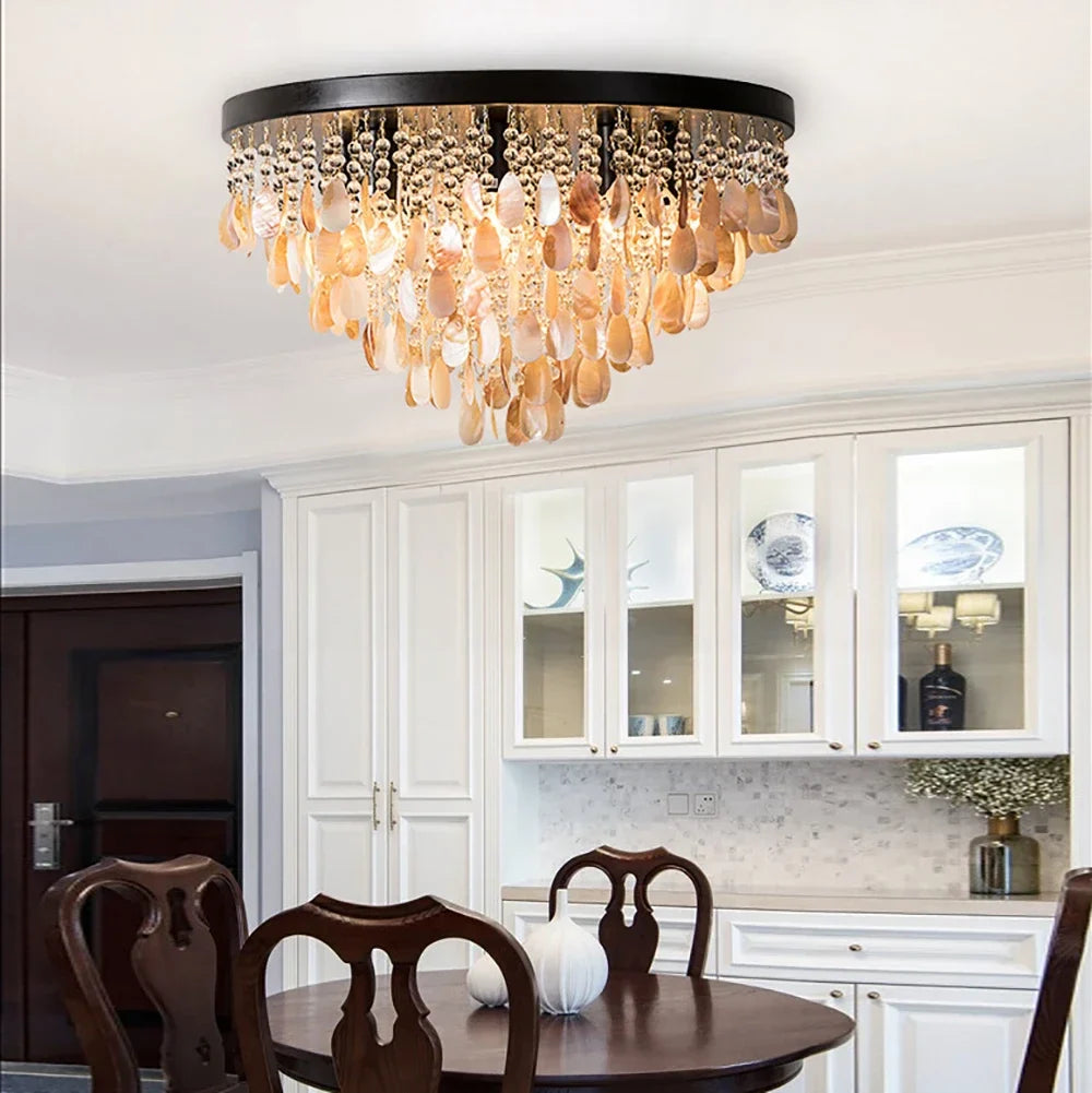 Afralia™ Modern Crystal LED Ceiling Light Chandelier for Living Room Bedroom
