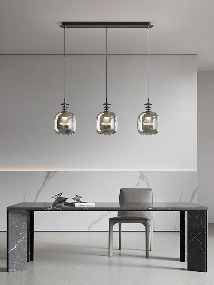Afralia™ Modern Dine Pendant Chandeliers for Living Room Ceiling Lamp LED Lighting