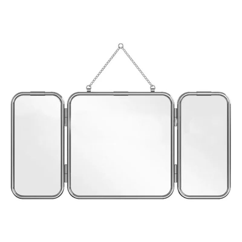 Afralia™ Folding Mirror: Compact Vanity for Home, Travel, or On-The-Go Beauty