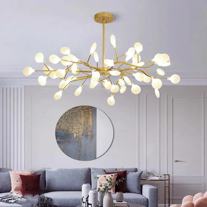 Afralia™ Nordic Home Decoration Stair Chandelier Living Room Bedroom Dining Room Indoor Lighting