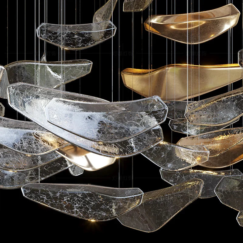 Afralia™ Crystal Pendant Chandelier for Nordic Home Dining Room Decor