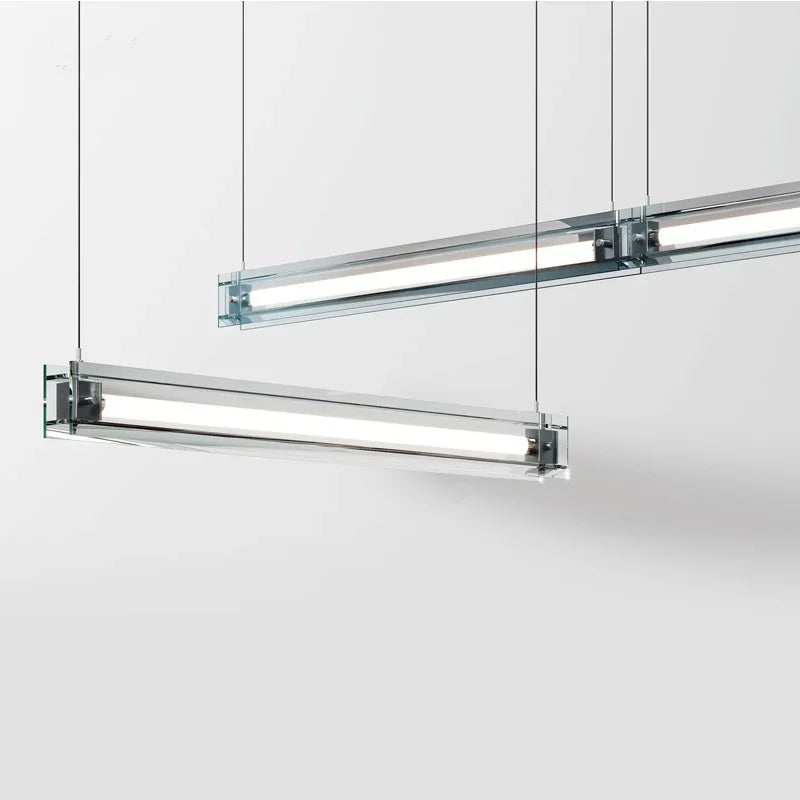 Afralia™ Modern Glass Chandelier Light for Luxury Office & Hotel Lighting