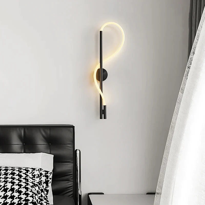 Afralia™ Minimalist Bedside Wall Lamp: Luxury, Creative, Modern and Minimalist Living Room Wall Light