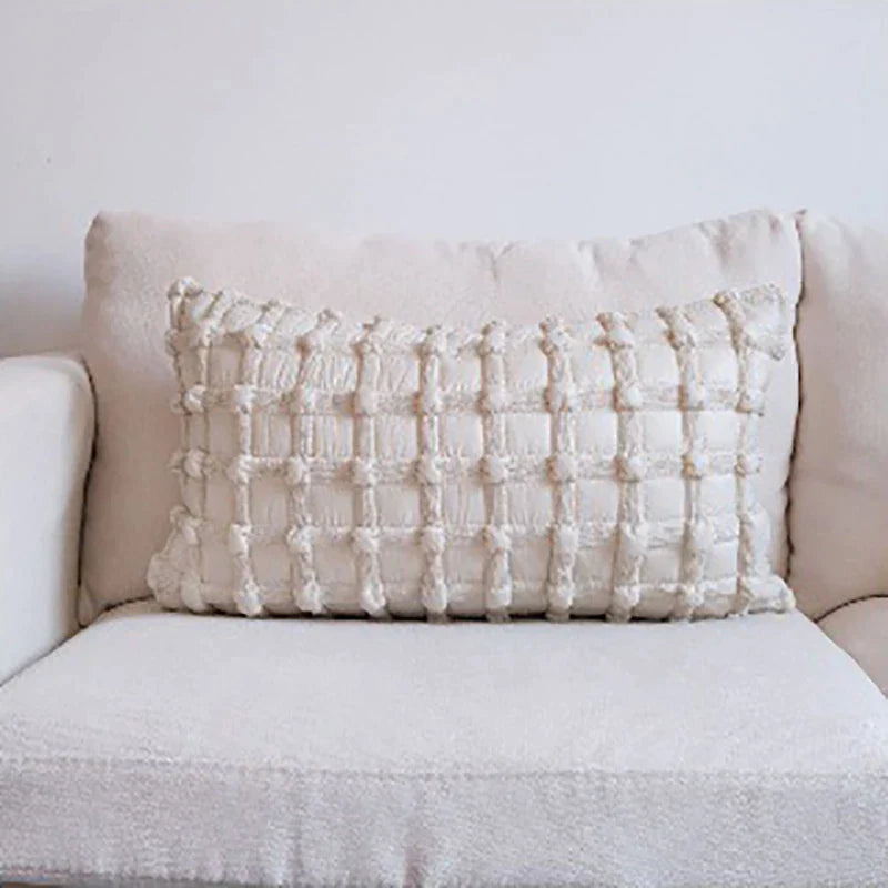 Afralia™ 3D Dot Bubble Gray Black White Luxury Cushion Cover - Fashionable Home Decor