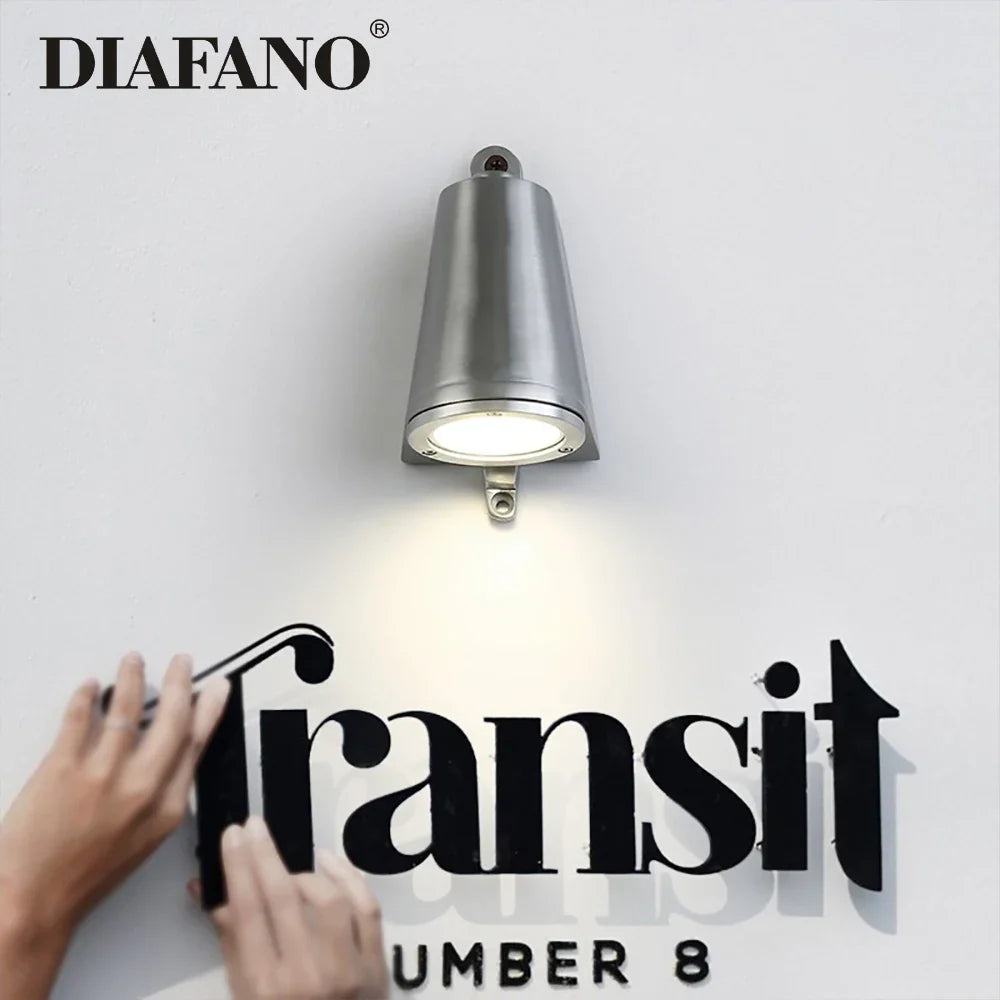 Afralia™ Outdoor LED Wall Lamp Downlight for Garden Porch Park Balcony Street Light