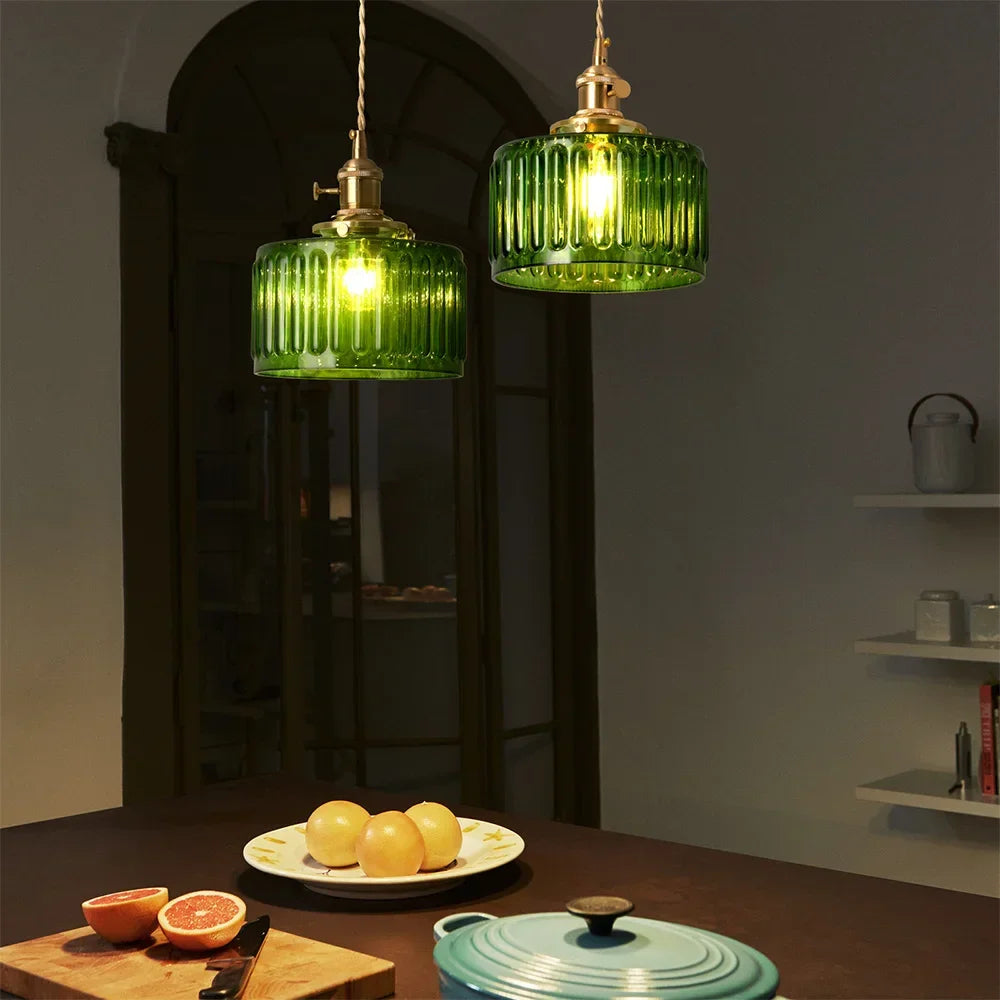 Afralia™ Glass Pendant Chandelier: Modern Nordic Ceiling Light for Dining Room, Kitchen Island, and Home Decor