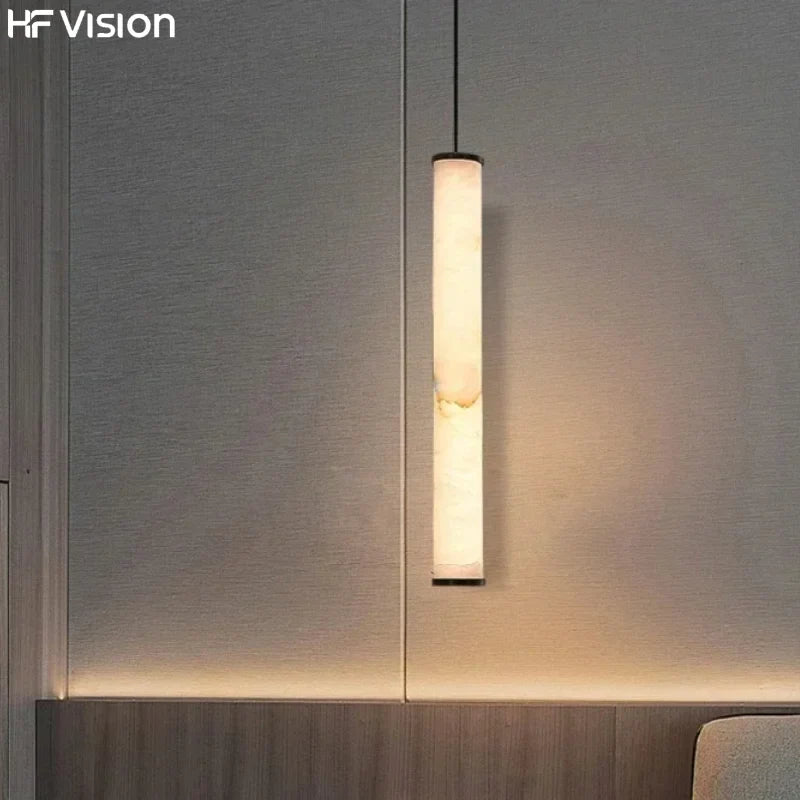 Afralia™ Modern Marble Pendant Light for Bedroom Living Room Dining Room Bedside Lamp