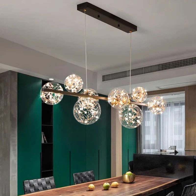 Afralia™ LED Pendant Light Chandeliers for Modern Home Decor - Indoor Living Room & Dining Room Lighting