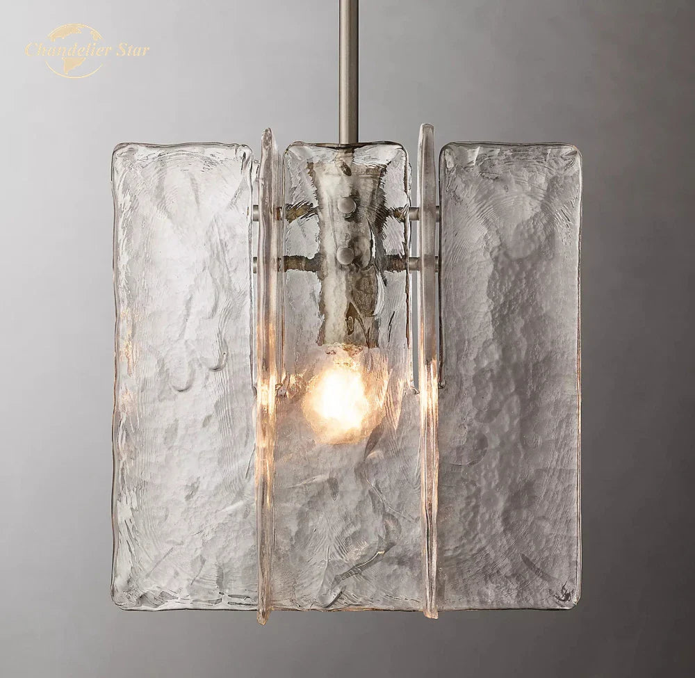 Afralia™ LED Glass Pendant Light, Modern Small Chandeliers for Bedroom, Dining Room, Kitchen Island