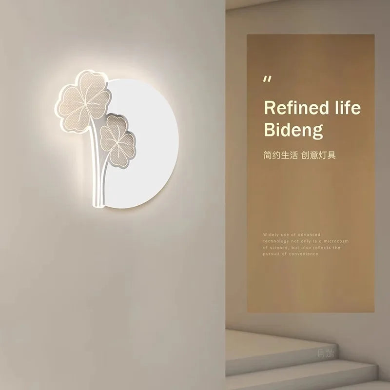 Afralia™ Luxury LED Wall Lamp for Bedroom and Living Room - Creative Acrylic Design