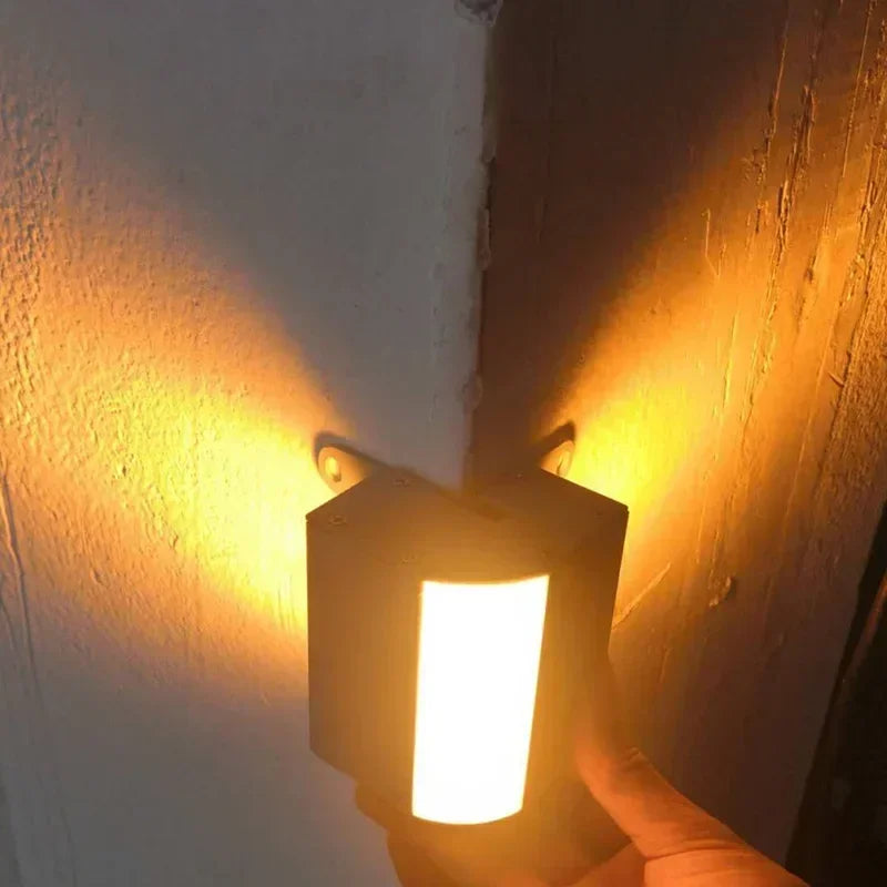 Afralia™ Outdoor Corner Wall Lamp with Bridge Projection - New Porch Lights