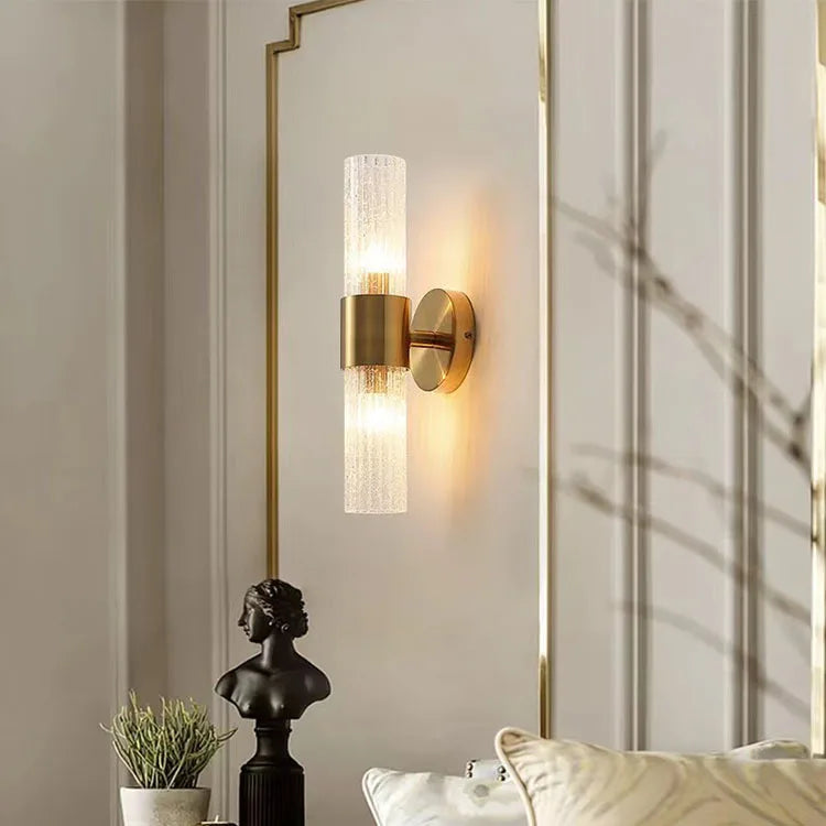 Afralia™ Crystal Wall Lamp for Bedroom, Hotel, Living Room: Luxury Lighting for Home