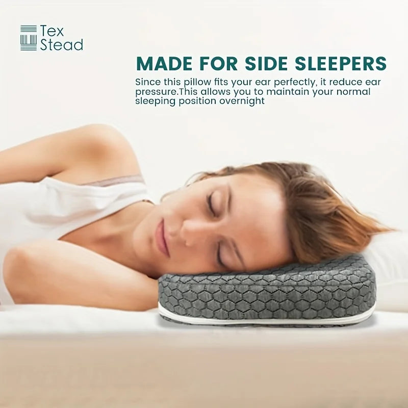 Afralia™ Comfort Ear Guard Pillow for Side Sleepers with Ear Hole, CNH Relief and Inflammation
