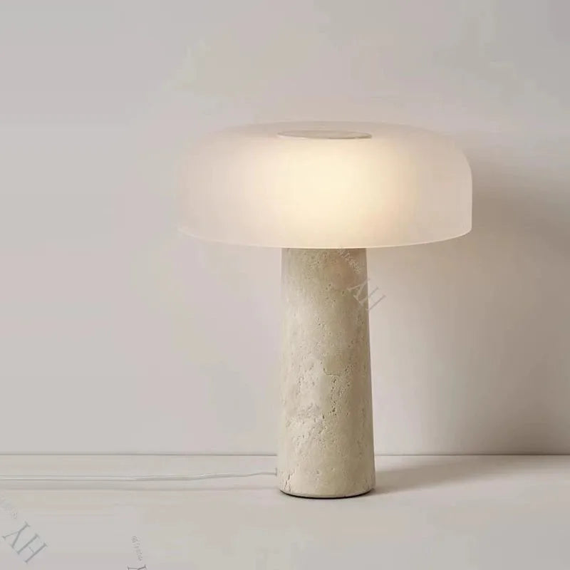 Afralia™ Retro Cave Stone Table Lamp for Living Room and Bedroom