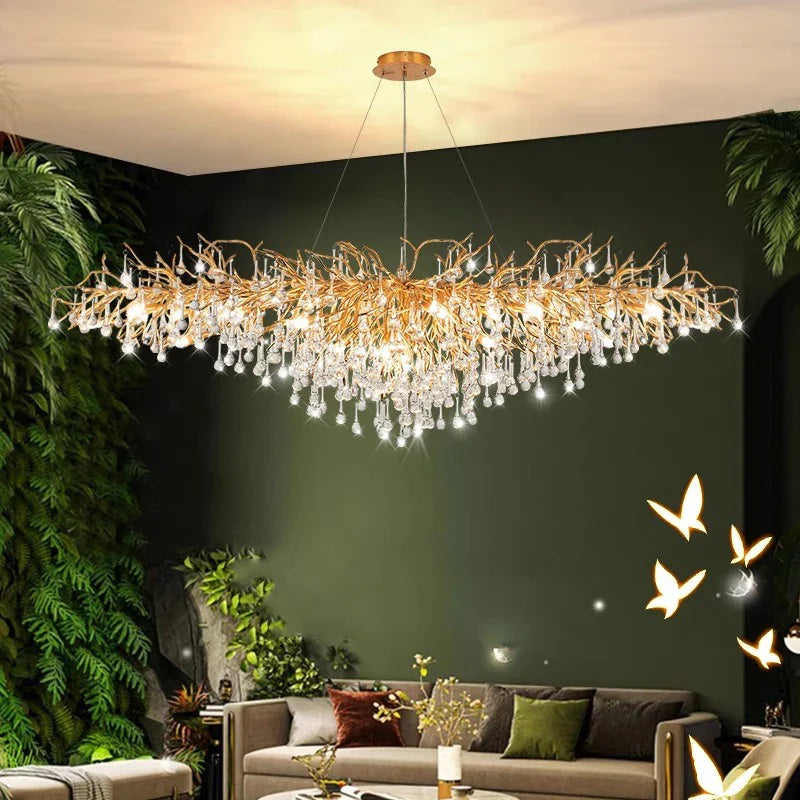 Afralia™ LED Pendant Chandeliers Modern Home Decor Indoor Lighting Living Room Dining Room