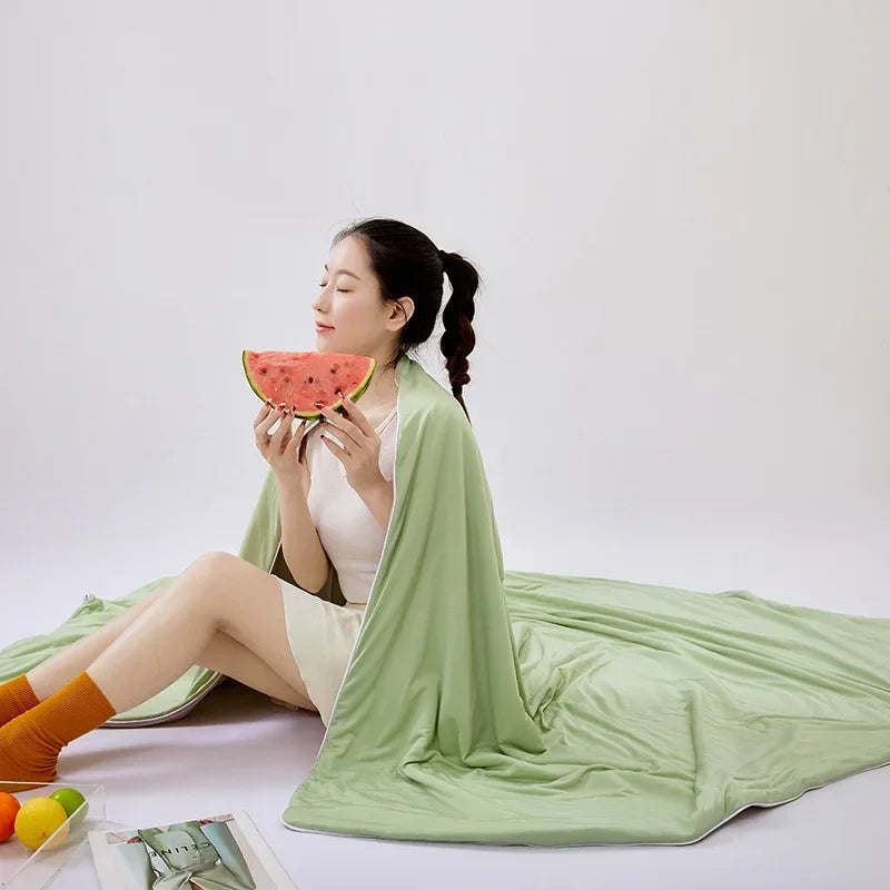 Afralia™ Multicolored Summer Cooling Blanket: Lightweight & Comfortable Quilted Quilt