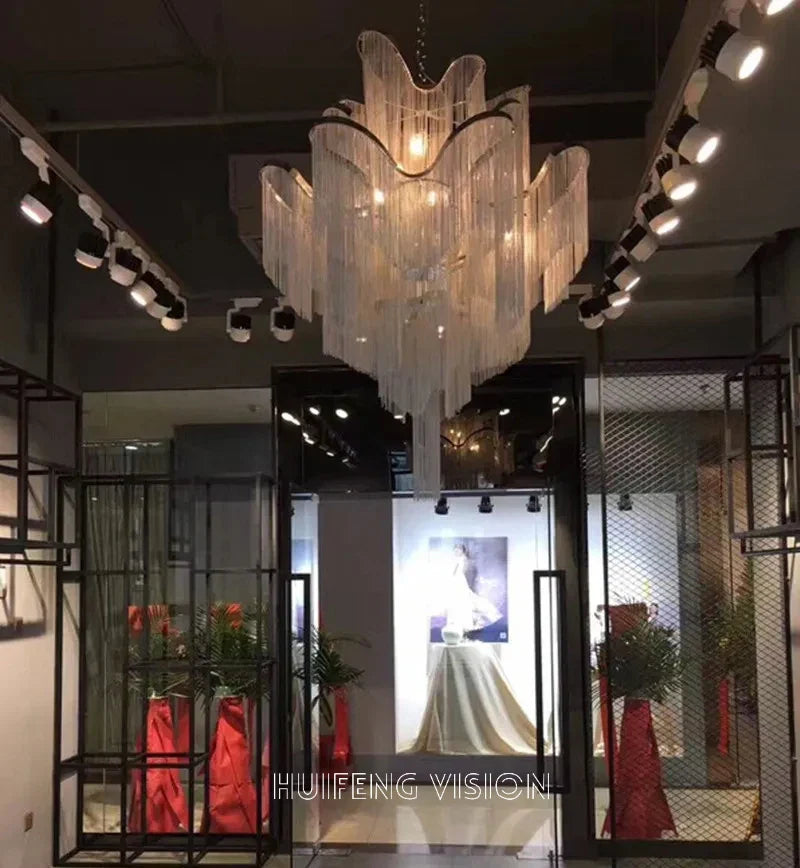 Afralia™ Nordic Crystal Beads Chandelier Pendant for Home Kitchen, Bedroom