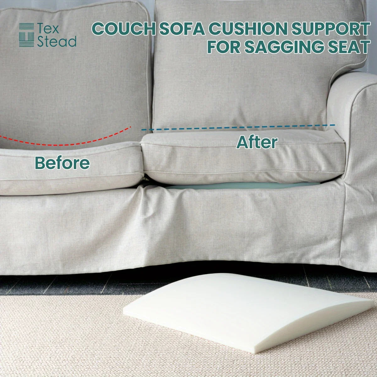 Afralia™ Sofa Cushion Support | Firm (25D/40D) Design for Sagging Seat Repair | Arched Furniture Seat Fix
