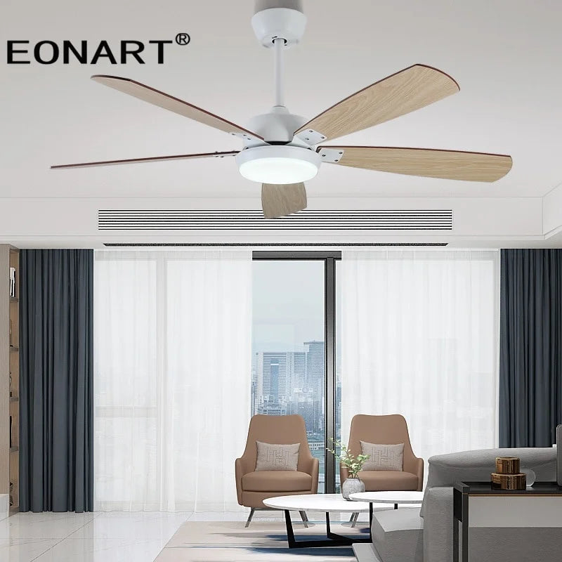 Afralia™ 52" LED Ceiling Fan with Modern Design & Remote Control
