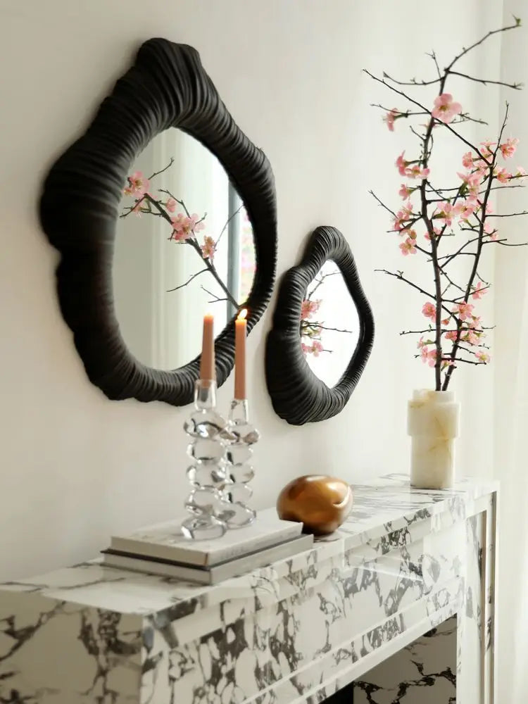 Afralia™ French Luxury Mirror for Fireplace, Hotel Entrance, and Bathroom