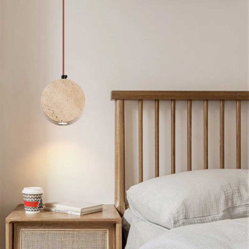 Afralia™ Stone Art Pendant Bell Chandelier - Retro Home Lighting Fixture