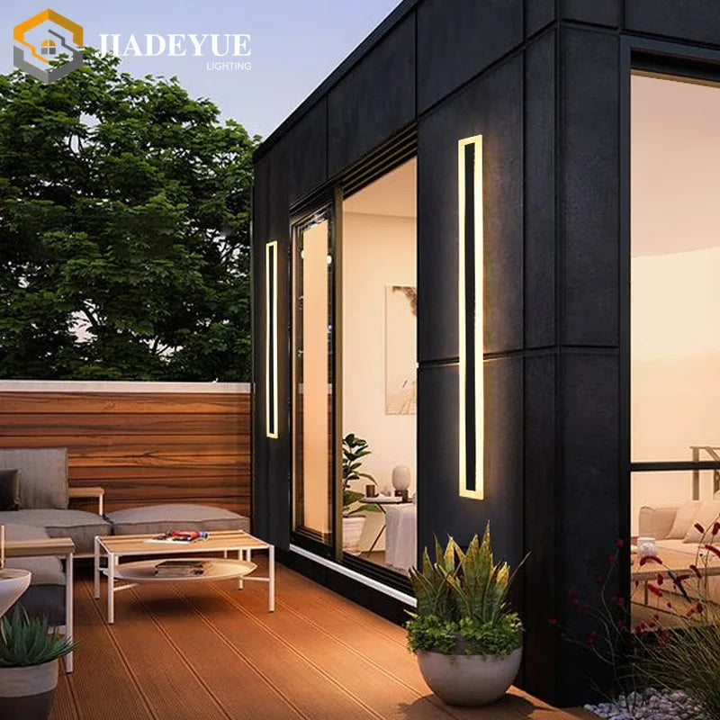 Afralia™ Outdoor LED Wall Light: Waterproof, IP65 Rated, Garden & Balcony Lighting in 110v/220v